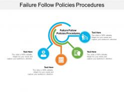 Failure follow policies procedures ppt powerpoint presentation styles vector cpb