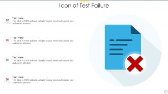Failure Icon Powerpoint Ppt Template Bundles