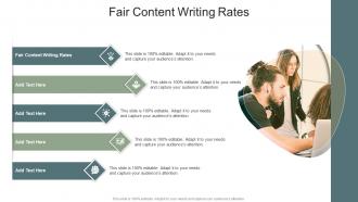 Fair Content Writing Rates In Powerpoint And Google Slides Cpb