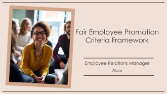 Fair Employee Promotion Criteria Framework PPT Designs AT
