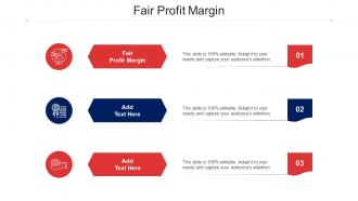 Fair Profit Margin Ppt Powerpoint Presentation Inspiration Influencers Cpb