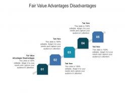Fair value advantages disadvantages ppt powerpoint presentation outline gallery cpb