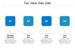 Fair value gain sale ppt powerpoint presentation styles master slide cpb