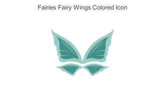 Fairies Fairy Wings Colored Icon In Powerpoint Pptx Png And Editable Eps Format