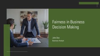 Fairness In Business Decision Making PPT Example AT