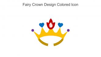 Fairy Crown Design Colored Icon In Powerpoint Pptx Png And Editable Eps Format