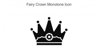 Fairy Crown Monotone Icon In Powerpoint Pptx Png And Editable Eps Format