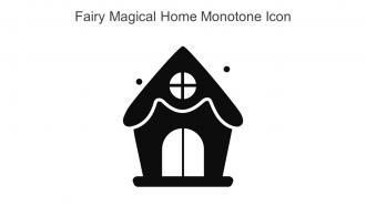 Fairy Magical Home Monotone Icon In Powerpoint Pptx Png And Editable Eps Format
