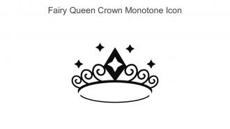 Fairy Queen Crown Monotone Icon In Powerpoint Pptx Png And Editable Eps Format