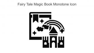 Fairy Tale Magic Book Monotone Icon In Powerpoint Pptx Png And Editable Eps Format