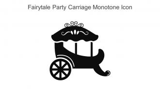 Fairytale Party Carriage Monotone Icon In Powerpoint Pptx Png And Editable Eps Format