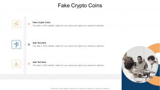 Fake Crypto Coins In Powerpoint And Google Slides Cpb