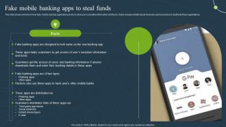 Fake Mobile Banking Apps To Steal Funds Mobile Banking For Convenient And Secure Online Payments Fin SS