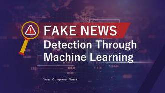 Fake News Detection Through Machine Learning ML CD