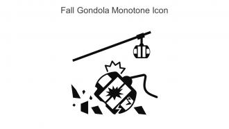 Fall Gondola Monotone Icon In Powerpoint Pptx Png And Editable Eps Format