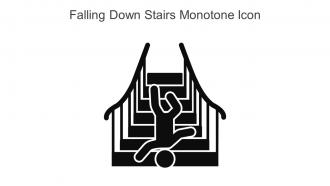 Falling Down Stairs Monotone Icon In Powerpoint Pptx Png And Editable Eps Format