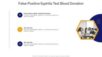 False Positive Syphilis Test Blood Donation In Powerpoint And Google Slides Cpb