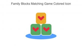 Family Blocks Matching Game Colored Icon In Powerpoint Pptx Png And Editable Eps Format