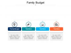Family budget ppt powerpoint presentation slides example topics cpb