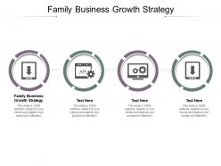 Family business growth strategy ppt infographic template picture cpb