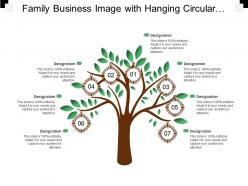 Family Business Image With Hanging Circular Frames