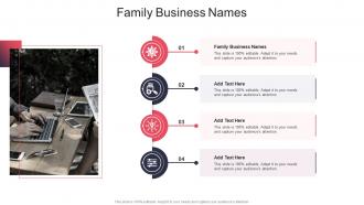 Family Business Names In Powerpoint And Google Slides Cpb