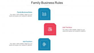 Family Business Rules Ppt Powerpoint Presentation Portfolio Grid Cpb
