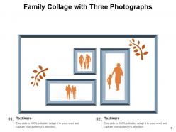 Family Collage Photographs Pictures Frames Album Several Depicting