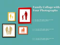 Family Collage With Four Photographs