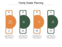 Family estate planning ppt powerpoint presentation infographic template elements cpb