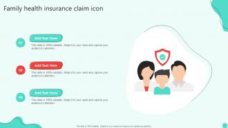 Family Health Insurance Claim Icon