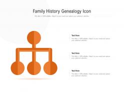Family history genealogy icon