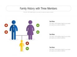 Family history with three members