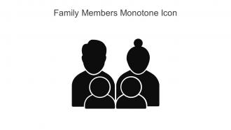 Family Members Monotone Icon In Powerpoint Pptx Png And Editable Eps Format