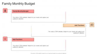 Family Monthly Budget In Powerpoint And Google Slides Cpb