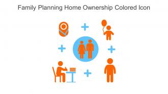 Family Planning Home Ownership Colored Icon In Powerpoint Pptx Png And Editable Eps Format