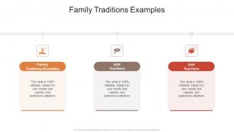 Family Traditions Examples In Powerpoint And Google Slides Cpb
