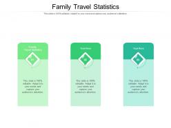 Family travel statistics ppt powerpoint presentation gallery aids cpb
