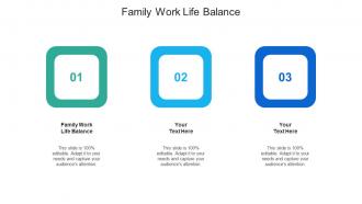 Family work life balance ppt powerpoint presentation gallery guide cpb