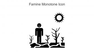 Famine Monotone Icon In Powerpoint Pptx Png And Editable Eps Format