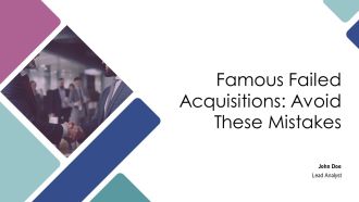 Famous Failed Acquisitions Avoid These Mistakes PPT Mockup AT