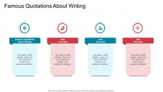 Famous Quotations About Writing In Powerpoint And Google Slides Cpb