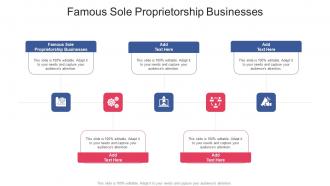 Famous Sole Proprietorship Businesses In Powerpoint And Google Slides Cpb
