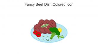 Fancy Beef Dish Colored Icon In Powerpoint Pptx Png And Editable Eps Format