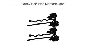 Fancy Hair Pins Monotone Icon In Powerpoint Pptx Png And Editable Eps Format