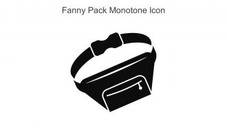Fanny Pack Monotone Icon In Powerpoint Pptx Png And Editable Eps Format