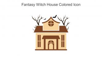 Fantasy Witch House Colored Icon In Powerpoint Pptx Png And Editable Eps Format