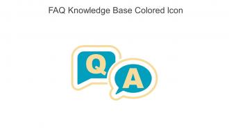 FAQ Knowledge Base Colored Icon In Powerpoint Pptx Png And Editable Eps Format