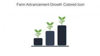 Farm Advancement Growth Colored Icon In Powerpoint Pptx Png And Editable Eps Format