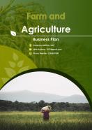 Farm And Agriculture Business Plan A4 Pdf Word Document